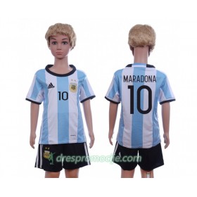 Argentina Dres Maradona 10 Dječji Domaći 2016 Kratkih Rukava