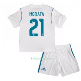 Real Madrid Dres Alvaro Morata 21 Dječji Domaći 2017/18 Kratkih Rukava