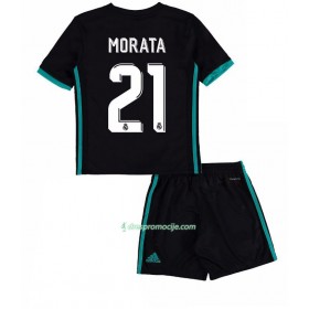 Real Madrid Dres Alvaro Morata 21 Dječji Gostujući 2017/18 Kratkih Rukava